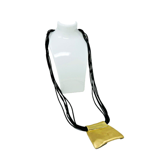 Chicos Necklace Lot of 4 Modern Costume Jewelry 2 Long 1 Bib 1 Statement - Picture 2 of 15